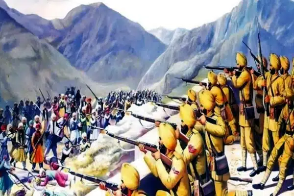 Battle of Saragarhi - 21 Sikh soldiers hard fought with 10000 Afghan attackers